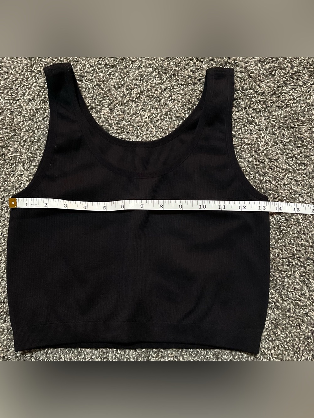 Black tank top